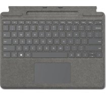 Klaviatūra Microsoft Surface Pro Surface Pro Signature Keyboard Platinum, EN, platīna, bezvadu