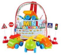 Transporta rotaļlietu komplekts Technok mini Transport Mini 5613, daudzkrāsaina