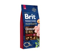 Sausā suņu barība Brit Premium By Nature Senior Chicken, 15 kg