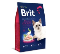 Sausā kaķu barība Brit Premium By Nature Cat Sterilised, vistas gaļa/aknas, 0.3 kg