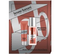 Ķermeņa kopšanas līdzekļu komplekts sievietēm Bruno Banani Magnetic Woman, 125 ml, 2 gab.