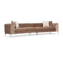 Dīvāns Hanah Home Como, krēmkrāsa, 90 x 344 cm x 73 cm