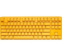 Klaviatūra Ducky One 3 Yellow One 3 Yellow TKL Cherry MX RGB BLUE, Angļu (US), dzeltena