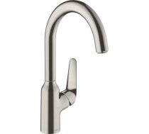 Virtuves jaucējkrāns Hansgrohe Focus M42 ComfortZone 220, nerūsējošā tērauda