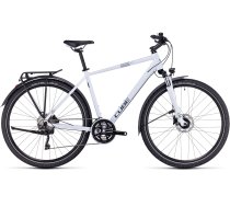 Velosipēds pilsētas Cube Nature Pro Allroad, 29 ", 21" rāmis, balta/pelēka