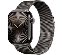 Viedais pulkstenis Apple Watch Series 10 GPS + Cellular 42mm Slate Milanese Loop, slate titanium