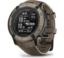 Viedais pulkstenis Garmin Instinct 2X Solar Tactical, brūna