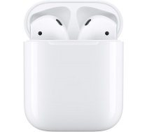 Bezvadu austiņas Apple AirPods Gen 2 In-Ear, balta, ar uzlādes korpusu