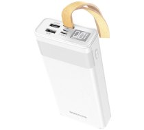 Lādētājs-akumulators (Power bank) Borofone BJ18 CoolMy, 20000 mAh, balta