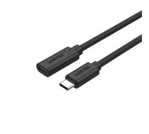 Kabelis Unitek Extension Cable USB-C, 0.5 m, melna