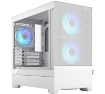 Datora korpuss Fractal Design Pop Mini Air RGB TG Clear Tint, balta