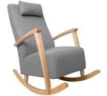 Šūpuļkrēsls Home4you Venla 15613, pelēka, 65.5 cm x 102 cm x 104 cm
