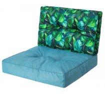 Sēdekļu spilvenu komplekts Hobbygarden Kaja R1 KAJNNL13, zaļa/gaiši zila, 39 x 50 cm