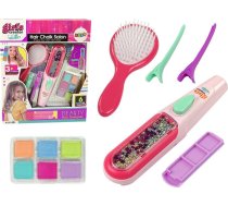 Matu veidošanas komplekts Lean Toys Girl's Creator Hair Chalk Salon 10494