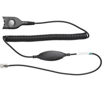 Kabelis EPOS CLS 01 Headset Connection Cable with Low Microphone Volume, melna