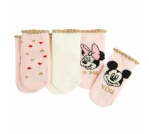 Zeķes, mazuļiem Cool Club Mickey & Minnie Mouse LHG2800783-00, balta/rozā, 16/18, 3 gab.