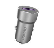 Adapteris Dudao R4Pro Universal Car Charger, USB, sudraba, 22.5 W