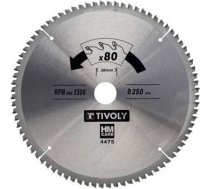 Griešanas disks Tivoly Circular Saw Blade, 250 mm x 30 mm