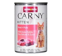 Mitrā kaķu barība Animonda Carny Kitten, liellopa gaļa/tītara gaļa, 0.4 kg