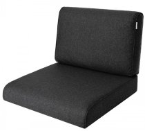 Sēdekļu spilvenu komplekts Hobbygarden Nel R2 NELCZR5, melna, 39 x 60 cm