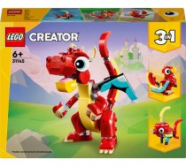 Konstruktors LEGO® Creator 3in1 Sarkanais pūķis 31145