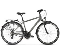 Velosipēds tūristu Kross Trans 2.0 SR, 28 ", M rāmis, melna/grafīta