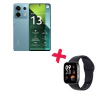 Mobilais telefons Redmi Note 13 Pro 5G, 256 GB, zila + Viedais pulkstenis Xiaomi Redmi Watch 3 Active 47254, melna