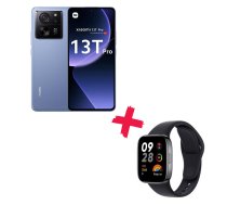 Mobilais telefons Xiaomi 13T Pro, 512 GB, zila + Viedais pulkstenis Xiaomi Redmi Watch 3 Active 47254, melna