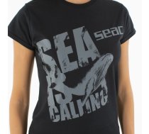 T-krekls, sievietēm Seac Whale 2022, melna, XL