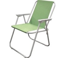 Saliekamais tūrisma krēsls Besk Camping 4750959055182, zaļa/pelēka