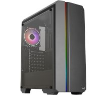 Datora korpuss AeroCool Genesis ARGB A-BK-v2, melna