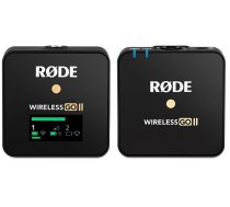 Mikrofons Røde Wireless GO II Single, melna