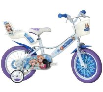 Bērnu velosipēds Dino Bikes Snow Queen 164R-SQ, zila/balta/violeta, 16"