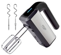 Mikseris Adler Hand Mixer AD 4225, melna/nerūsējošā tērauda