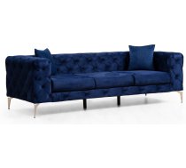 Dīvāns Hanah Home Como, zila, 237 x 90 cm x 73 cm