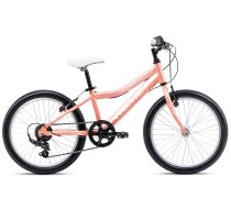 Bērnu velosipēds, kalnu Romet Jolene Kid 1, balta/koraļļu, 20"