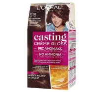 Matu krāsa L'Oreal Casting Creme Gloss, hazelnut moccaccino, 518, 180 ml