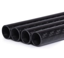 Caurule Alphacool Carbon HardTube 16mm 4x 80cm, 80 cm, melna, 4 gab.