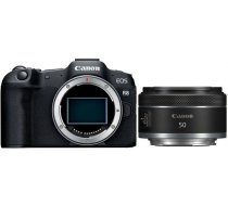 Bezspoguļa kamera Canon EOS R8 + RF 50mm f1,8 STM