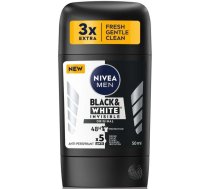 Vīriešu dezodorants Nivea Men Black & White Invisible, 50 ml