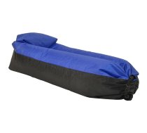 Pludmales krēsls Royokamp Lazy Bag, zila/melna, 180 cm x 70 cm x 50 cm