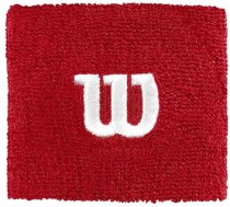 Sporta aproce Wilson Wristband, balta/sarkana, Universāls