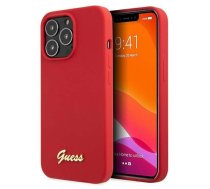 Telefona vāciņš Guess Silicone Vintage GUHCP13XLSLMGRE, Apple iPhone 13 Pro Max, sarkana