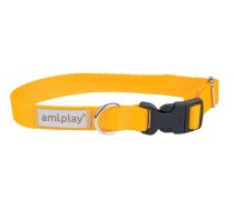 Kaklasiksna suņiem Amiplay Samba, dzeltens, 180 - 300 mm x 10 mm, XS