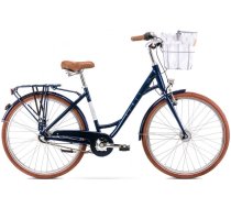 Velosipēds pilsētas Romet Pop Art Classic, 28 ", 20" rāmis, zila, ar grozu