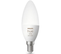 Viedā spuldze Philips Hue Luminiscējošā spuldze, B39, 2000 - 6500 °K, E14, 5.3 W, 470 lm