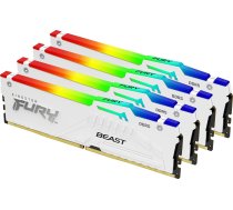 Operatīvā atmiņa (RAM) Kingston Fury Beast RGB White KF552C40BWAK4-128, DDR5, 128 GB, 5200 MHz