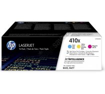Tintes printera kasetne HP LaserJet 410X CF252XM, zila/dzeltena/violeta