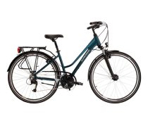 Velosipēds tūristu Kross Trans 4.0 Lady, 28 ", M rāmis, zila/melna