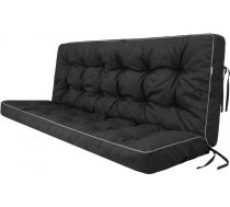 Sēdekļu spilvenu komplekts Hobbygarden Pola P12CZA4, melna, 120 x 105 cm